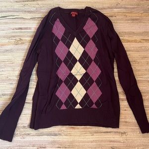 Argyle sweater